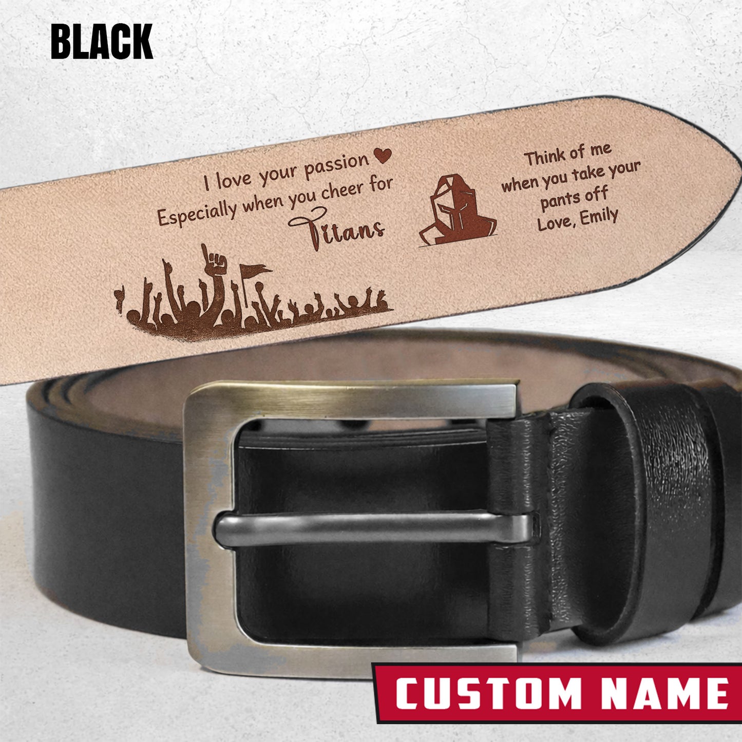 PREMIUM NRL X GCT Leather Belt Personalized Gift For Fan 2026 NDT LVH
