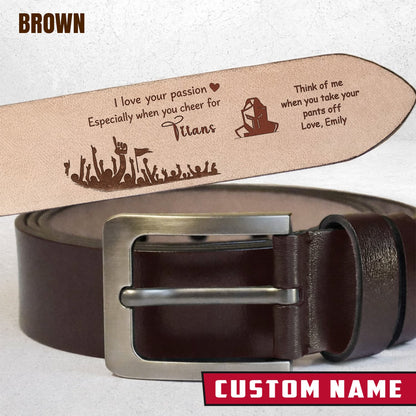 PREMIUM NRL X GCT Leather Belt Personalized Gift For Fan 2026 NDT LVH