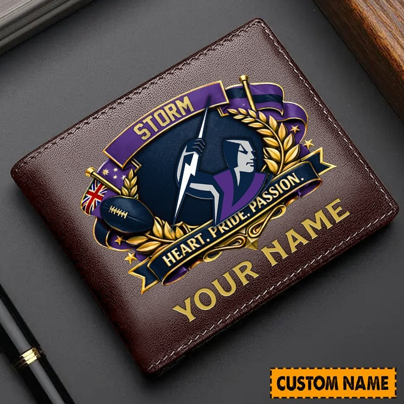 PREMIUM NRL X MS Leather Wallet Personalized Limited Edition NDT NHM