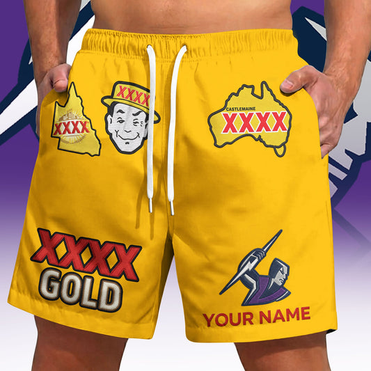 PREMIUM  NRL X MS Short Pants Personalized Limited Edition NDT LVH