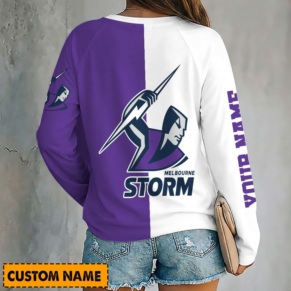 PREMIUM NRL X MS Women's V-Neck Long-Sleeved Shirt Limited Edition NDT VHM