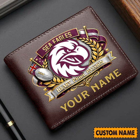 PREMIUM NRL X MWSE Leather Wallet Personalized Limited Edition NDT NHM