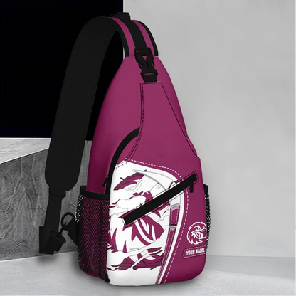 PREMIUM NRL  X MWSE New Style Sling Bag Custom  Name NDT VHM