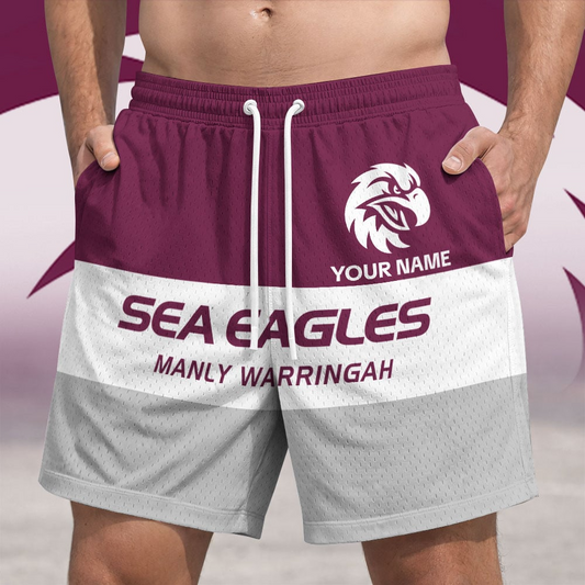 PREMIUM NRL X MWSE Summer Short Pants Custom Name Limited Edition NDT VHM