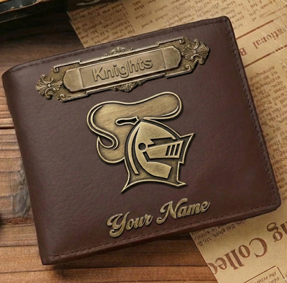 PREMIUM NRL X NK LEATHER WALLET Personalized Gift New Year 2026 NDT VHM