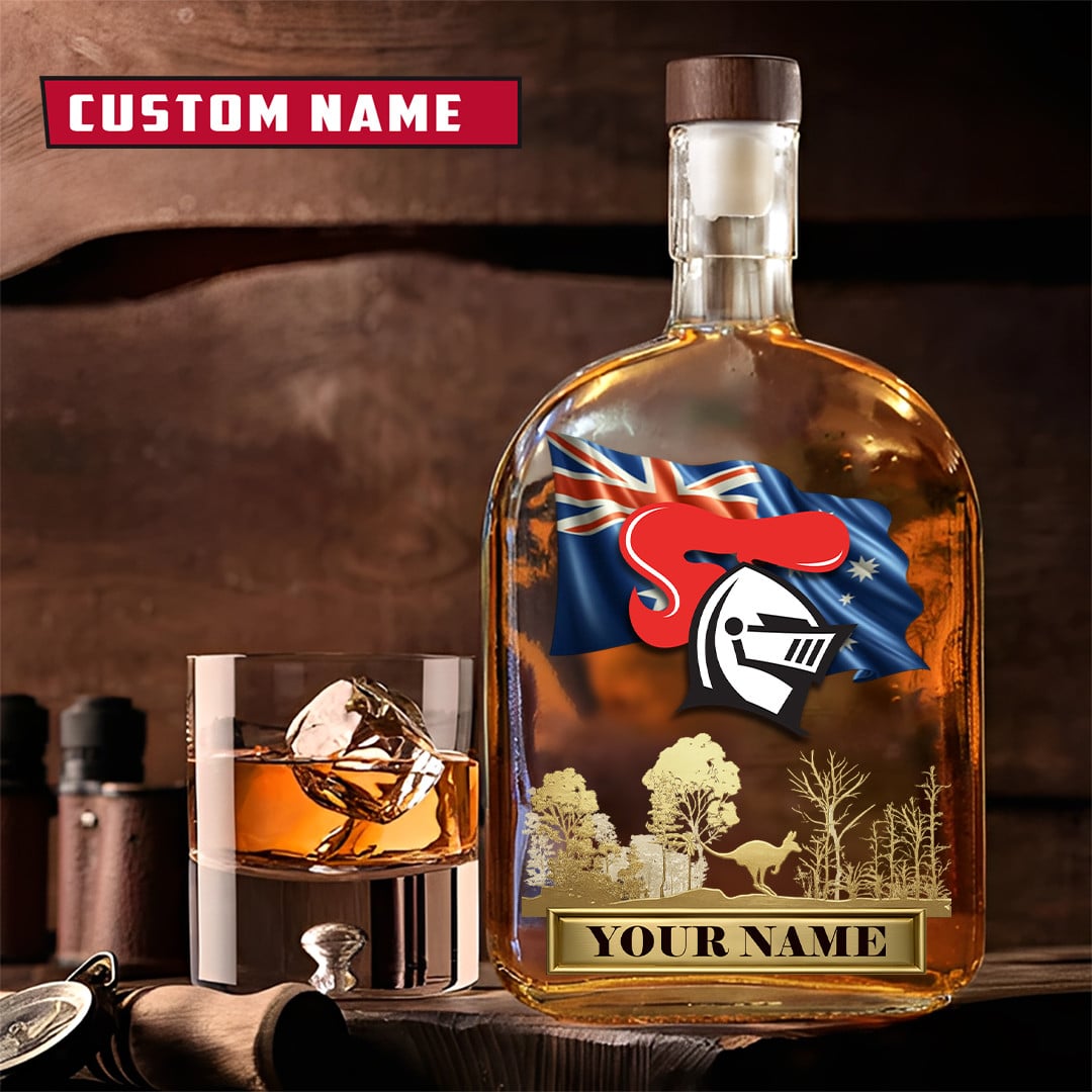 PREMIUM NRL X NK Whiskey Bottle Personalized Gift For Fan 2026 NDT LVH