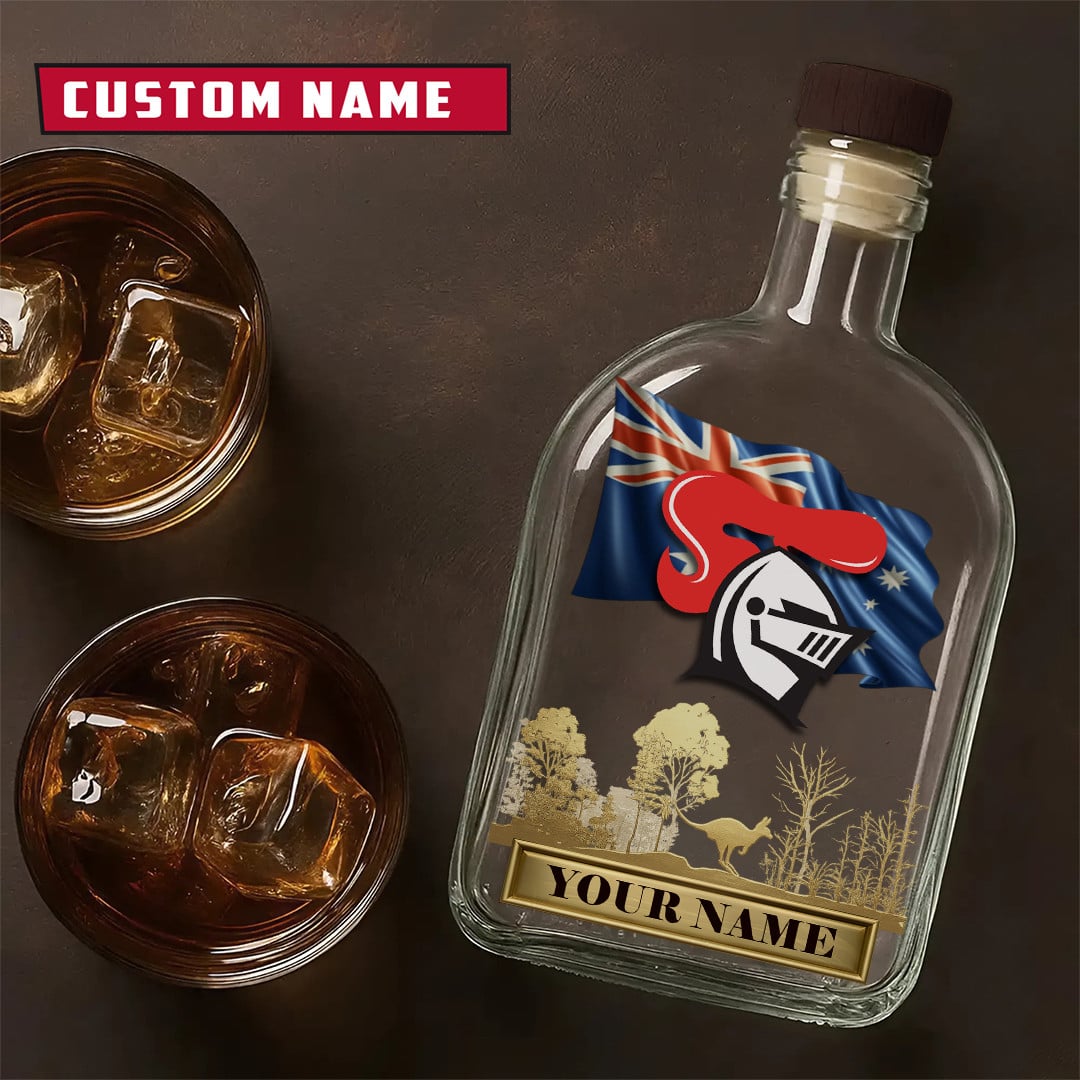 PREMIUM NRL X NK Whiskey Bottle Personalized Gift For Fan 2026 NDT LVH