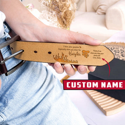 PREMIUM NRL X NK Leather Belt Personalized Gift For Fan 2026 NDT LVH