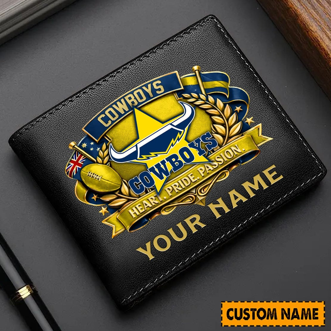PREMIUM NRL X NQC Leather Wallet Personalized Limited Edition NDT NHM