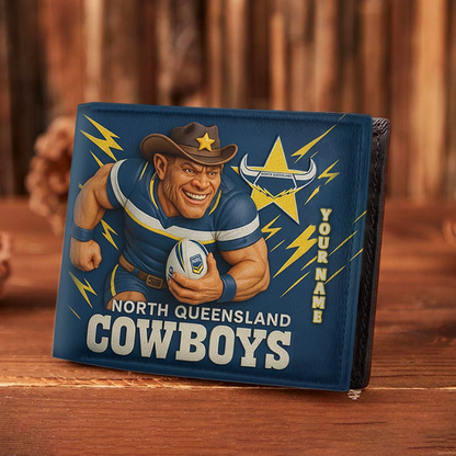PREMIUM NRL X NQC MASCOT WALLET CUSTOME NAME NDT VHM