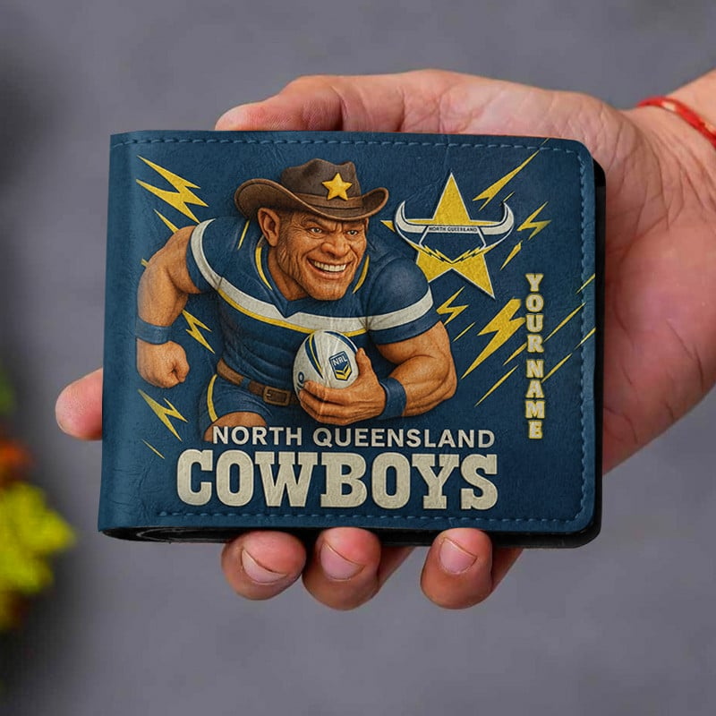 PREMIUM NRL X NQC MASCOT WALLET CUSTOME NAME NDT VHM