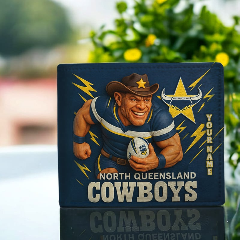 PREMIUM NRL X NQC MASCOT WALLET CUSTOME NAME NDT VHM