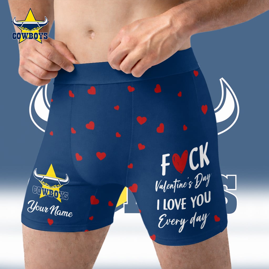PREMIUM NRL X NQC Men's Boxer Briefs Custom Name Valentine Gifts 2026 NDT LVH