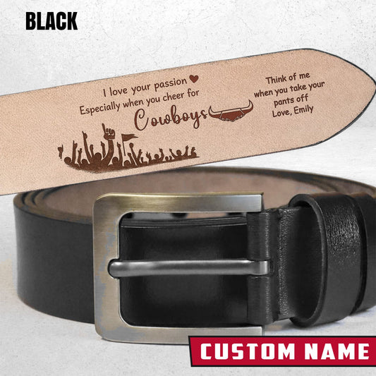 PREMIUM NRL X NQC Leather Belt Personalized Gift For Fan 2026 NDT LVH