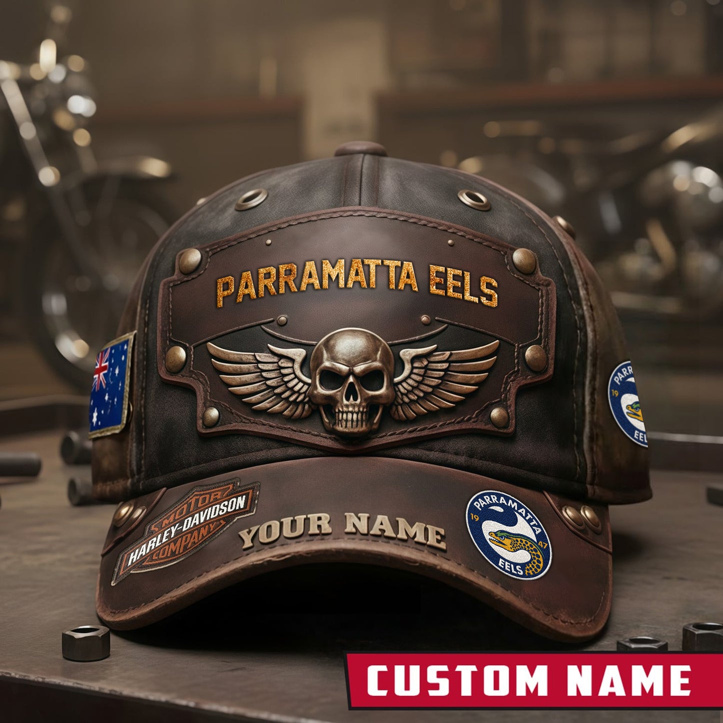 PREMIUM NRL X PE Motorcycle Personalized Vintage CAP NDT NHM