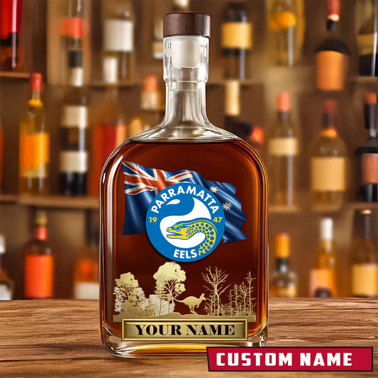 PREMIUM NRL X PE Whiskey Bottle Personalized Gift For Fan 2026 NDT LVH