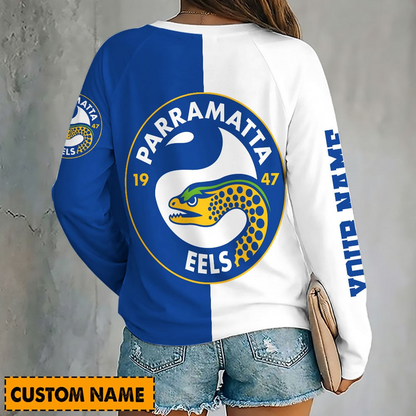 PREMIUM NRL X PE   Women's V-Neck Long-Sleeved Shirt Limited Edition NDT VHM