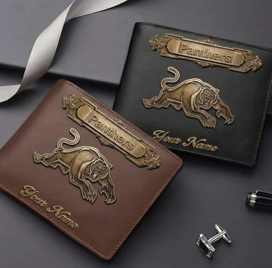 PREMIUM NRL X PP LEATHER WALLET Personalized Gift New Year 2026 NDT VHM