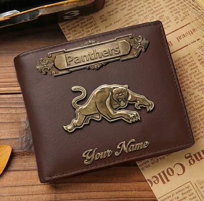 PREMIUM NRL X PP LEATHER WALLET Personalized Gift New Year 2026 NDT VHM