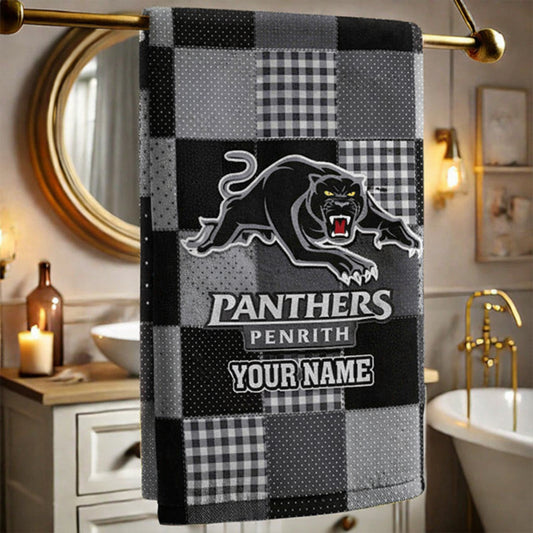 PREMIUM NRL X PP Special Style Bath Towel Custom Name NDT NHM