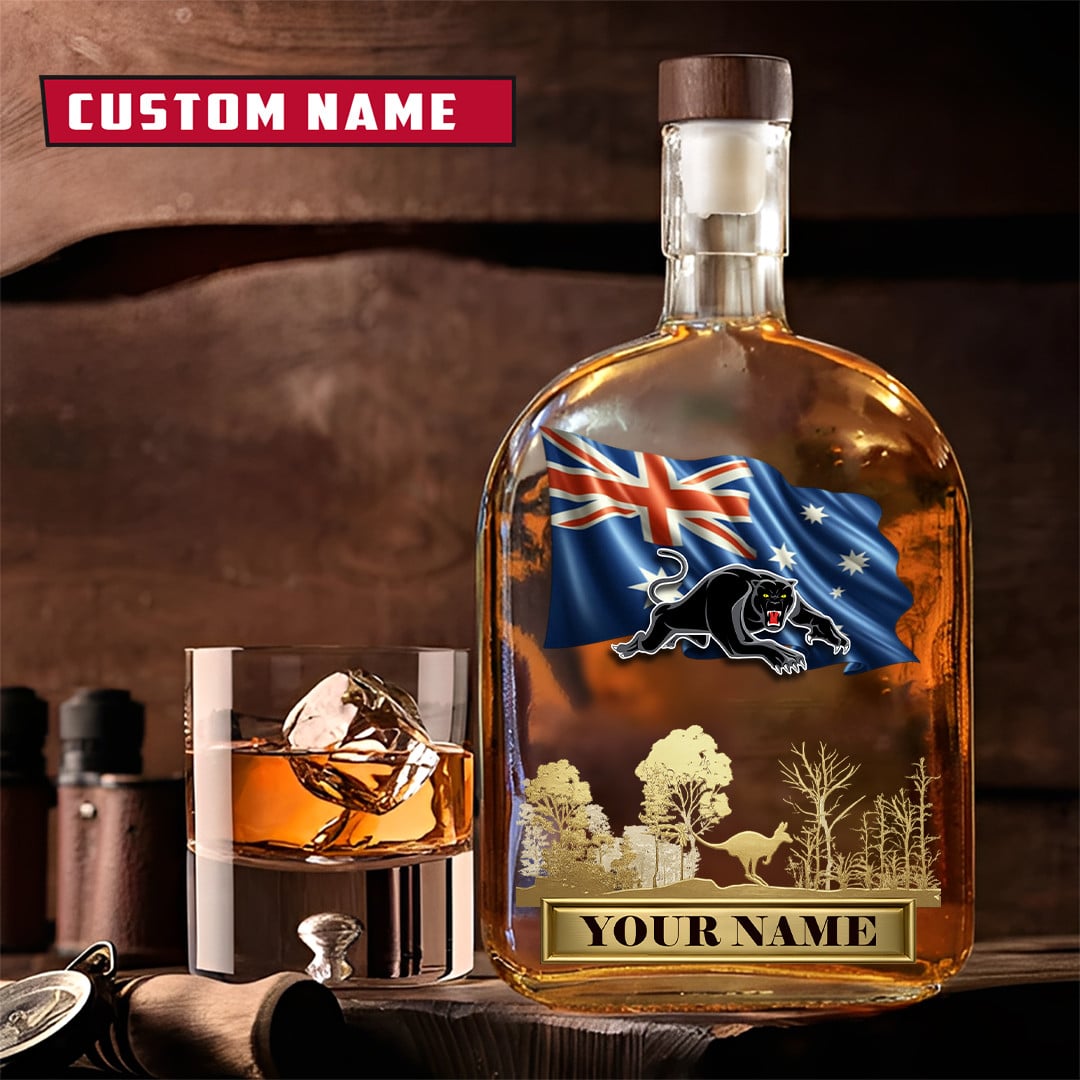 PREMIUM NRL X PP Whiskey Bottle Personalized Gift For Fan 2026 NDT LVH