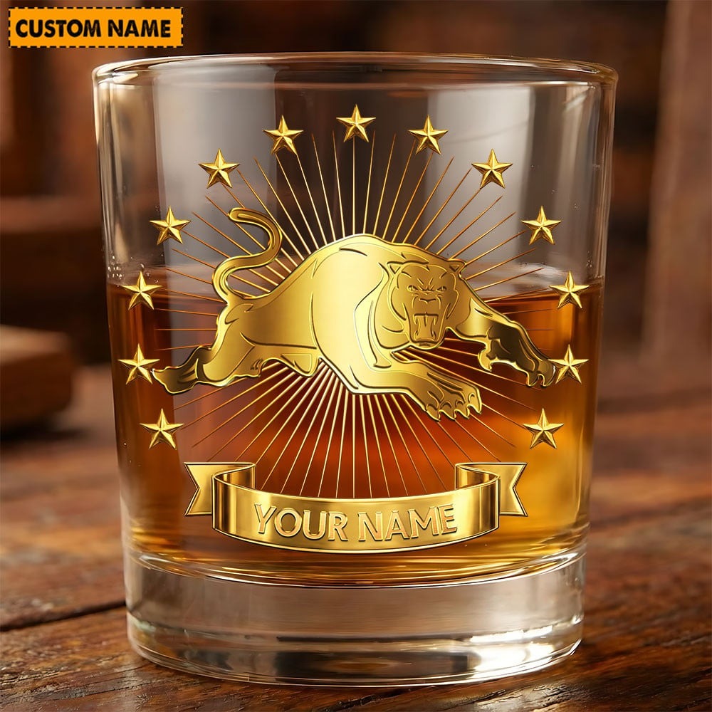 PREMIUM NRL X PP Whiskey Glass Personalized Gifts Limited Edition NDT NHM