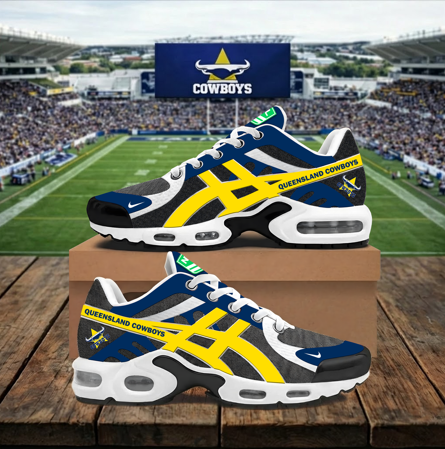 PREMIUM  NRL X QC Air Max Shoes Limited Edition NDT VHM