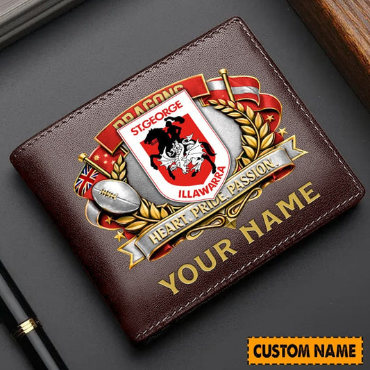 PREMIUM NRL X SGID Leather Wallet Personalized Limited Edition NDT NHM
