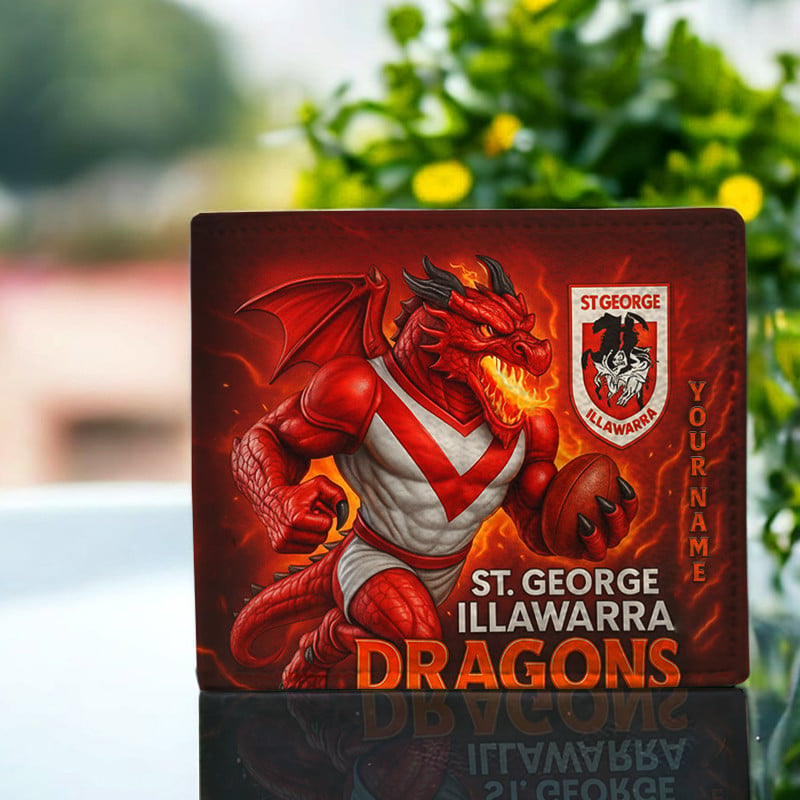 PREMIUM NRL X SGID MASCOT WALLET CUSTOME NAME NDT VHM