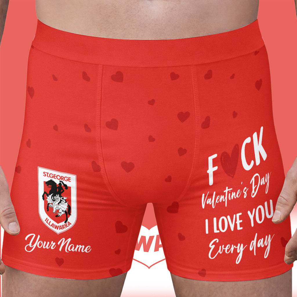 PREMIUM NRL X SID Men's Boxer Briefs Custom Name Valentine Gifts 2026 NDT LVH