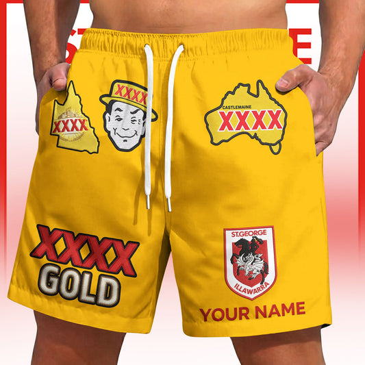 PREMIUM  NRL X SID Short Pants Personalized Limited Edition NDT LVH