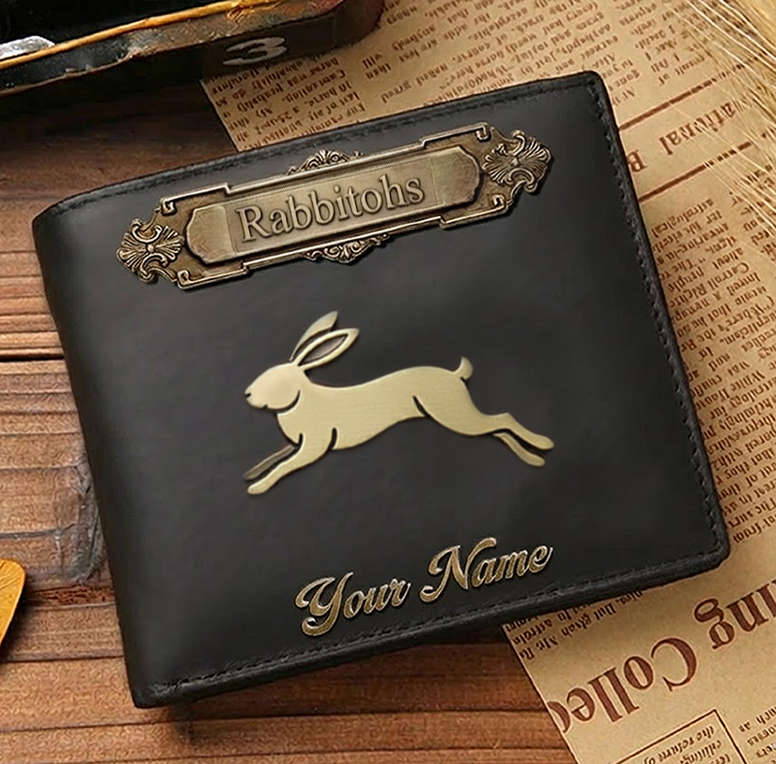 PREMIUM NRL X SR LEATHER WALLET Personalized Gift New Year 2026 NDT VHM