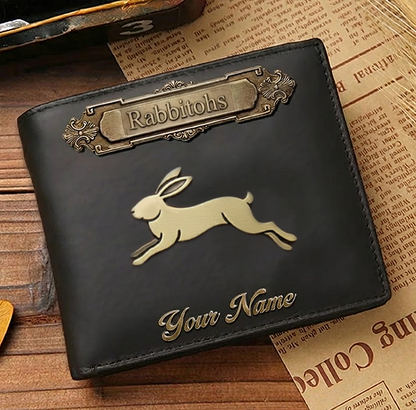 PREMIUM NRL X SR LEATHER WALLET Personalized Gift New Year 2026 NDT VHM