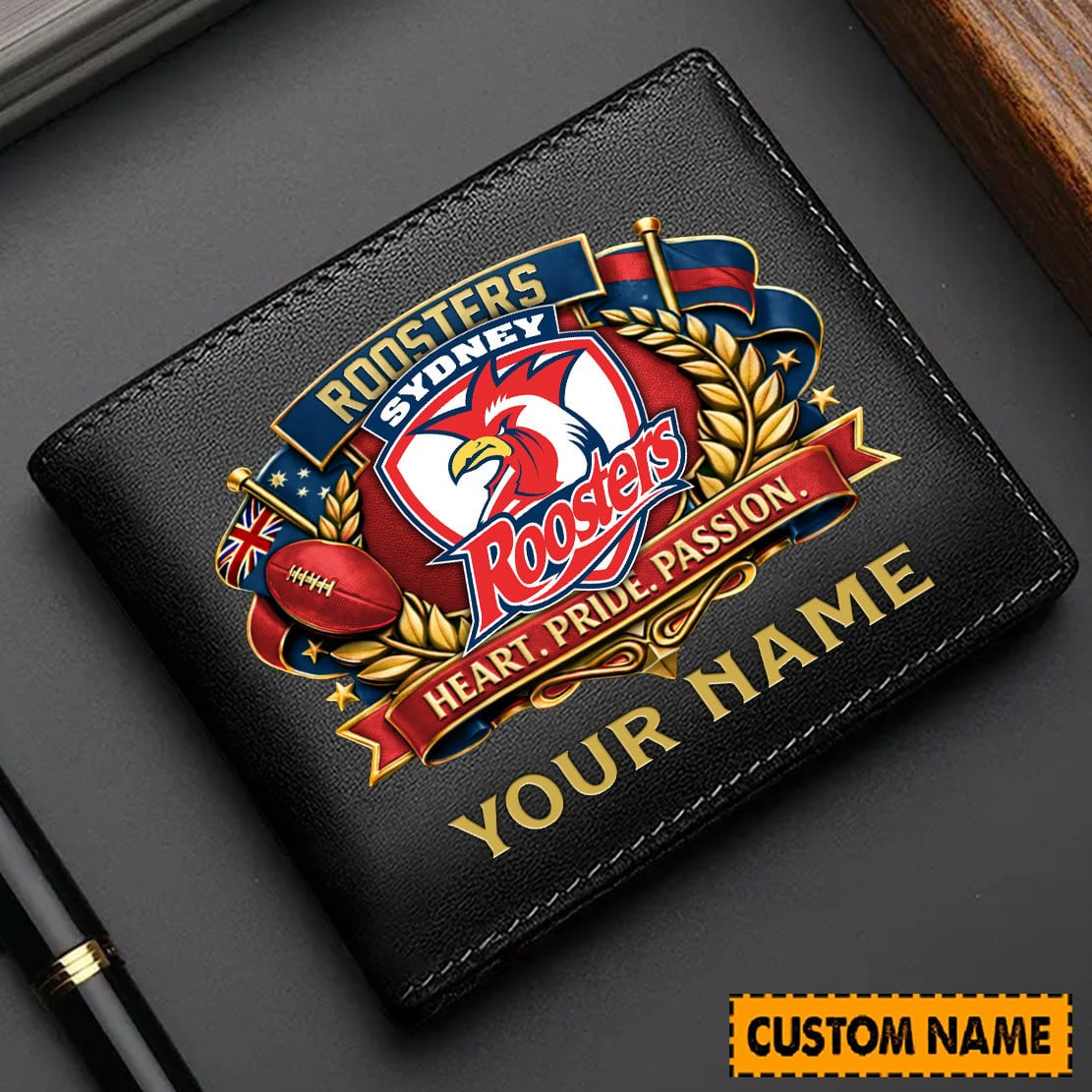 PREMIUM NRL X SR Leather Wallet Personalized Limited Edition NDT NHM