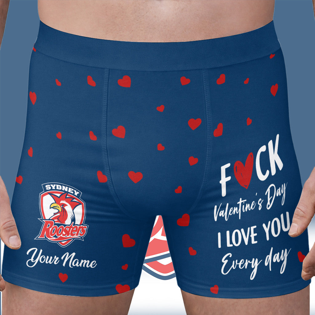 PREMIUM NRL X SR Men's Boxer Briefs Custom Name Valentine Gifts 2026 NDT LVH