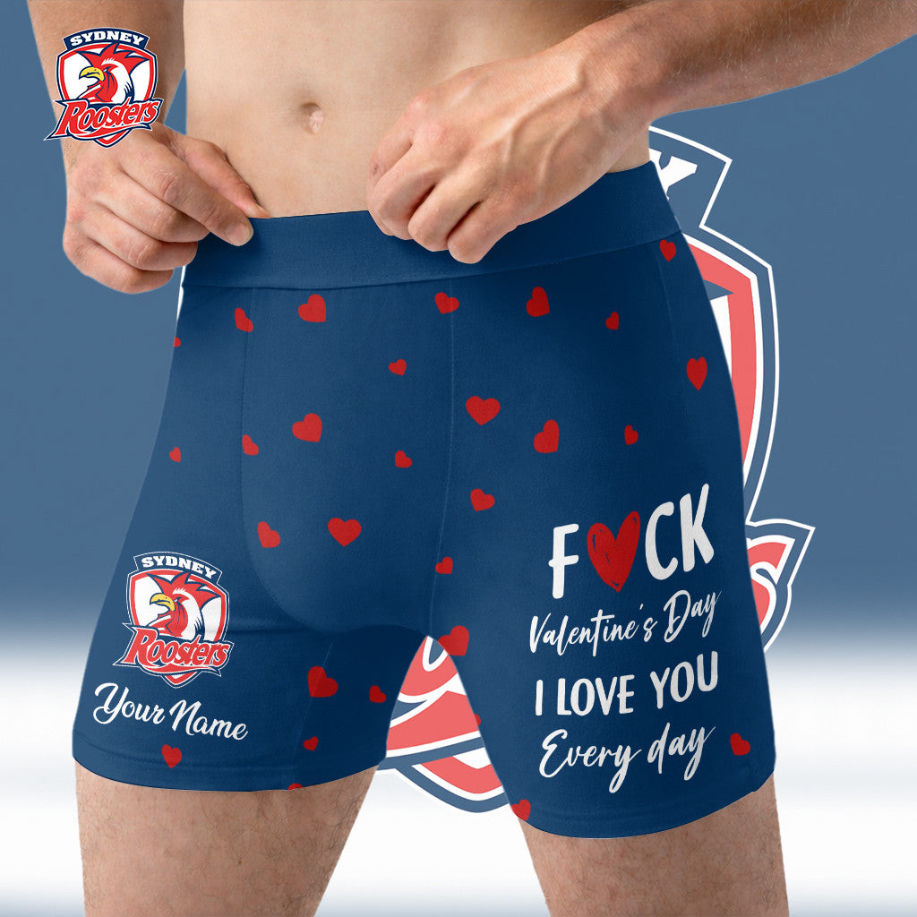 PREMIUM NRL X SR Men's Boxer Briefs Custom Name Valentine Gifts 2026 NDT LVH