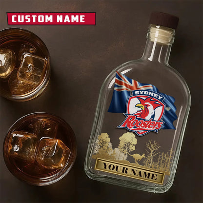 PREMIUM NRL X SR Whiskey Bottle Personalized Gift For Fan 2026 NDT LVH