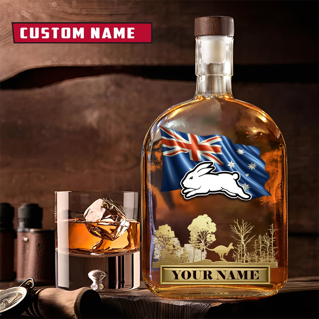 PREMIUM NRL X SSR Whiskey Bottle Personalized Gift For Fan 2026 NDT LVH