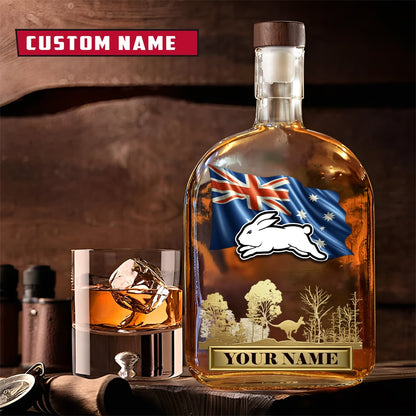 PREMIUM NRL X SSR Whiskey Bottle Personalized Gift For Fan 2026 NDT LVH
