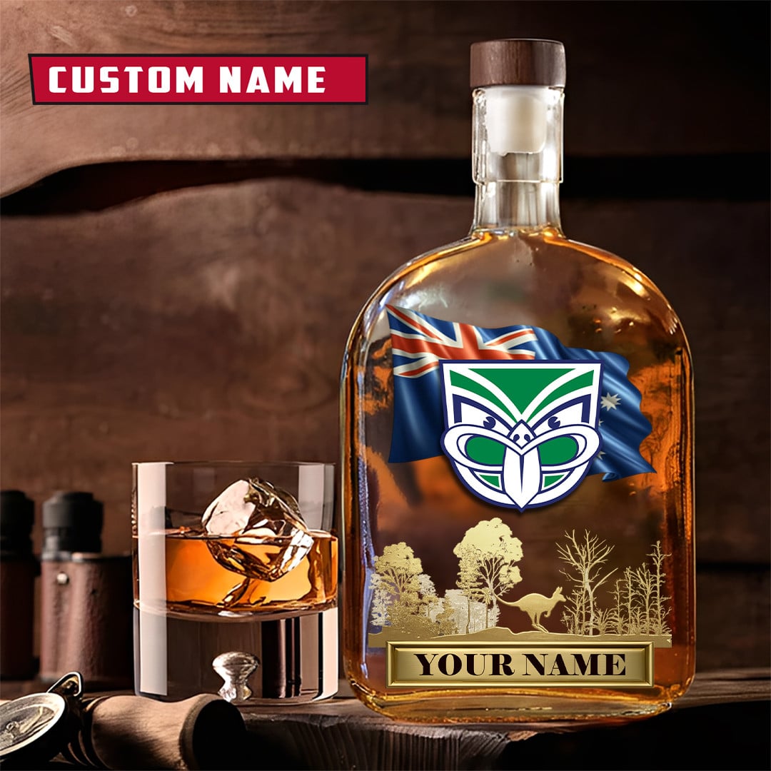 PREMIUM NRL X W Whiskey Bottle Personalized Gift For Fan 2026 NDT LVH