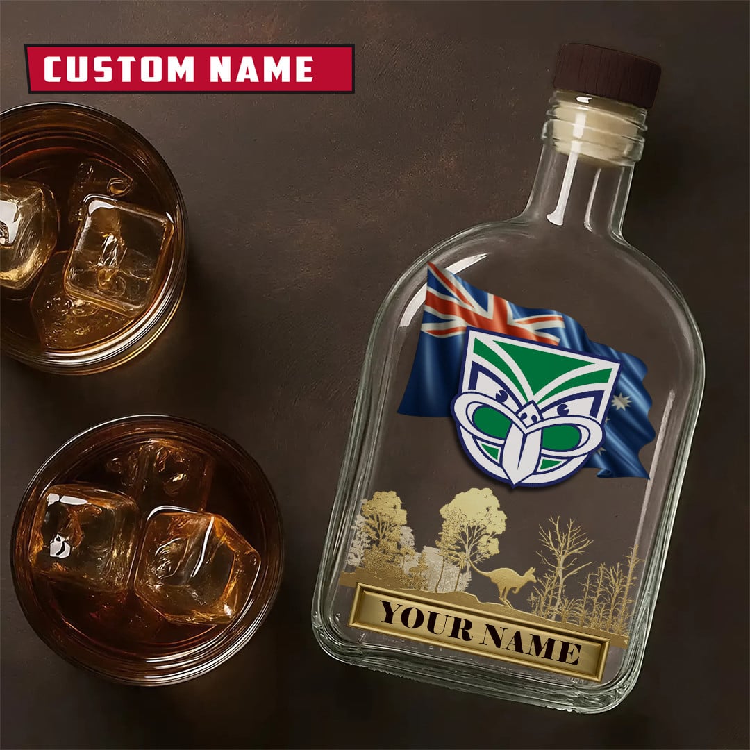 PREMIUM NRL X W Whiskey Bottle Personalized Gift For Fan 2026 NDT LVH