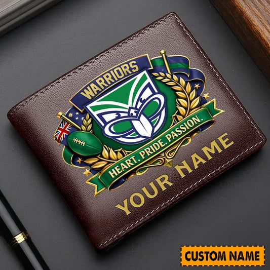 PREMIUM NRL X WAR Leather Wallet Personalized Limited Edition NDT NHM