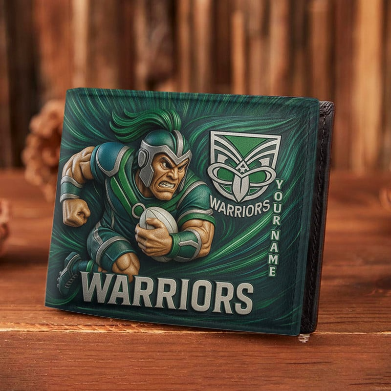 PREMIUM NRL X WAR MASCOT WALLET CUSTOME NAME NDT VHM