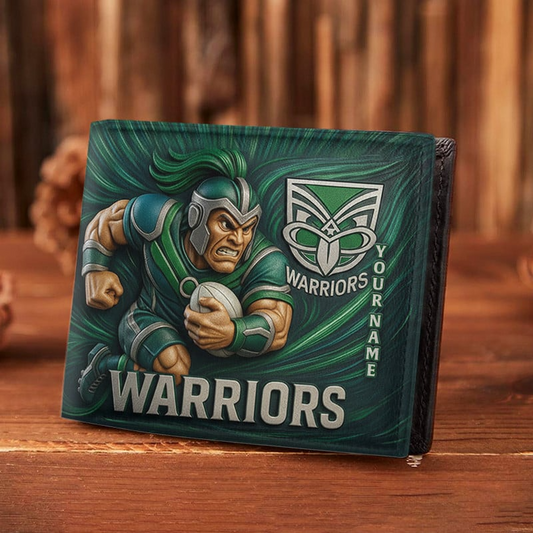 PREMIUM NRL X WAR MASCOT WALLET CUSTOME NAME NDT VHM