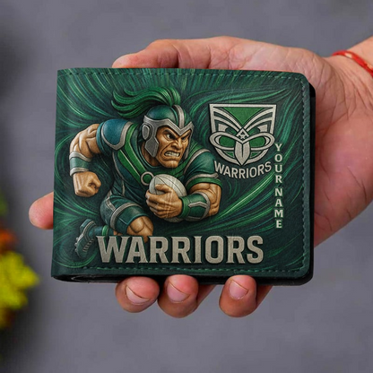 PREMIUM NRL X WAR MASCOT WALLET CUSTOME NAME NDT VHM