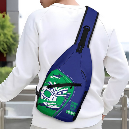 PREMIUM NRL  X WAR New Style Sling Bag Custom  Name NDT VHM