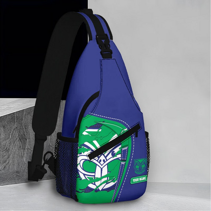 PREMIUM NRL  X WAR New Style Sling Bag Custom  Name NDT VHM