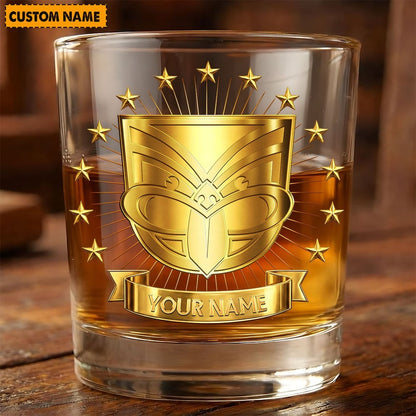 PREMIUM NRL X WAR Whiskey Glass Personalized Gifts Limited Edition NDT NHM