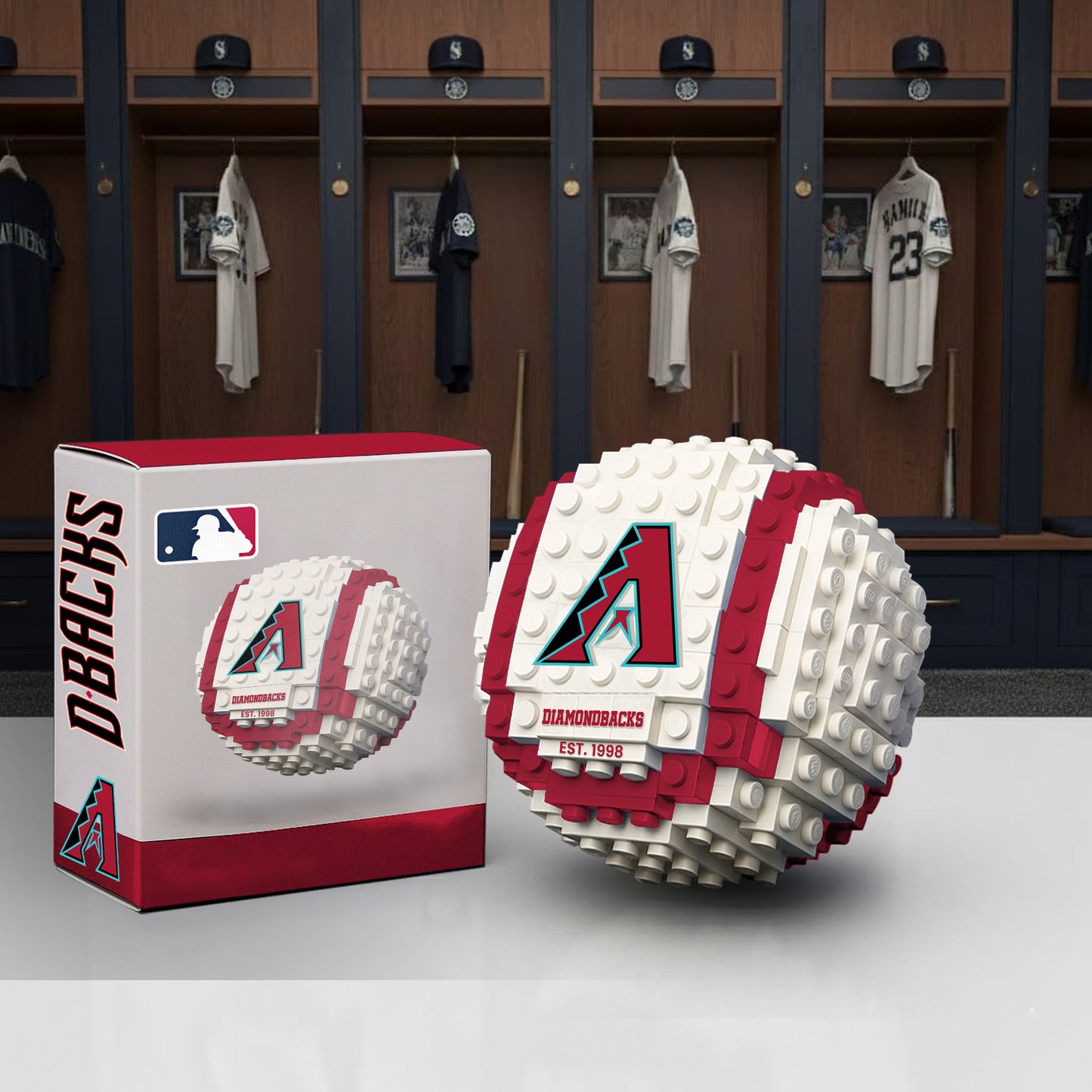 MLB ALL Teams 3D Baseball Building Block Toy Set NDT LVH 121225