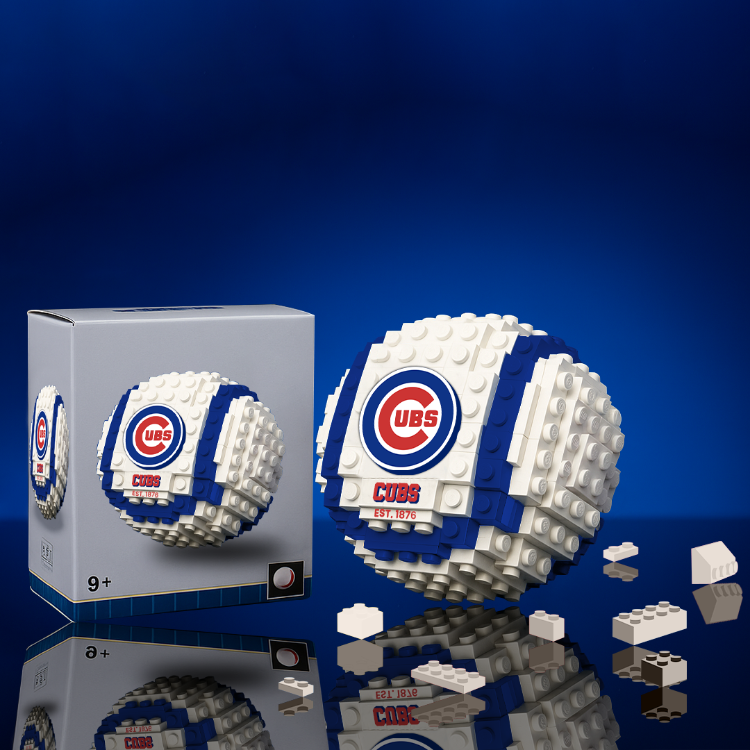 PREMIUM MLB X CHI 3D BUILDING BLOCK  BASEBALL SET TOY  FOR FAN 281125 NDT TDT